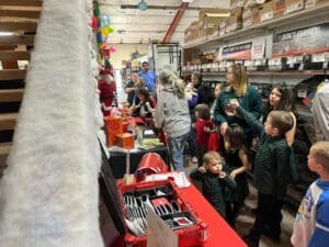 Photos with Santa at Valley Ace Hardware